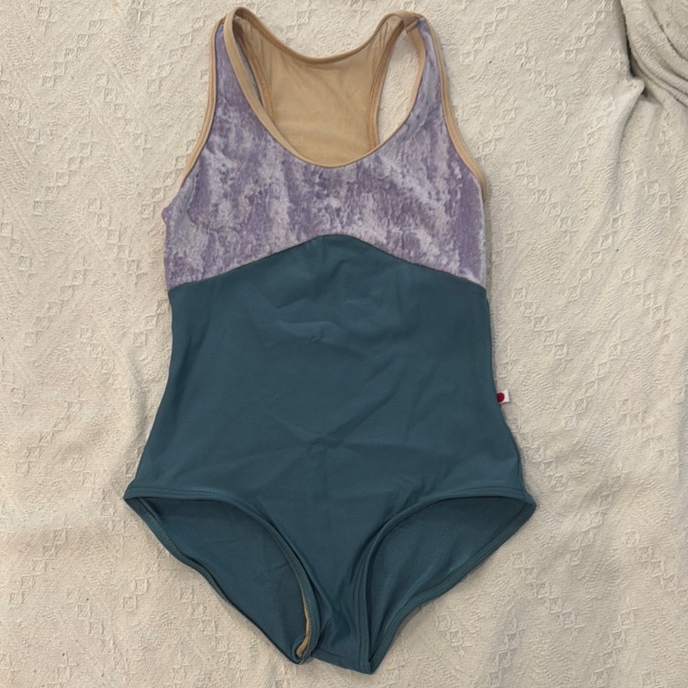 Yumiko Purple and Blue Leotard